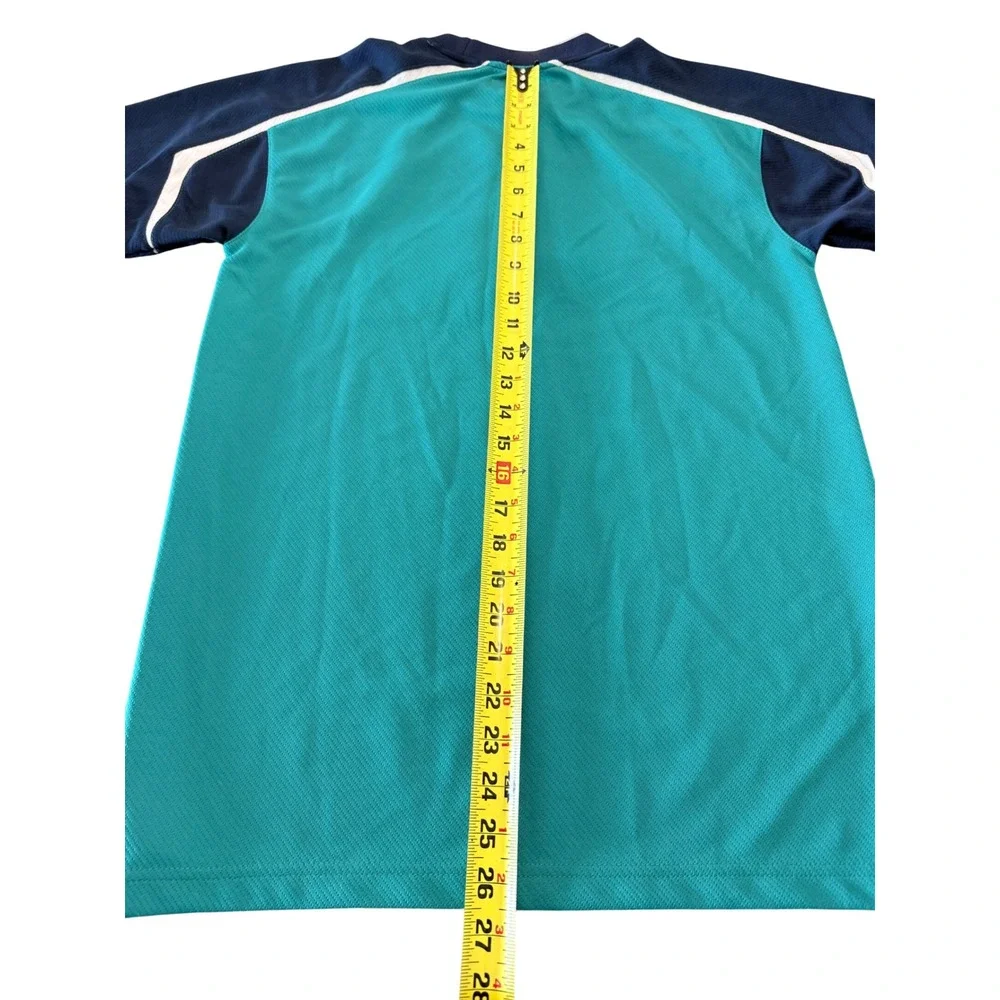 Nike Seattle Mariners MLB Jersey Shirt‎ Youth Large Teal Navy Blue White Y2K